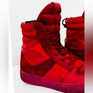 Creative Recreation Red High Top Sneakers Men’s 11 Leather Suede Horsehair
